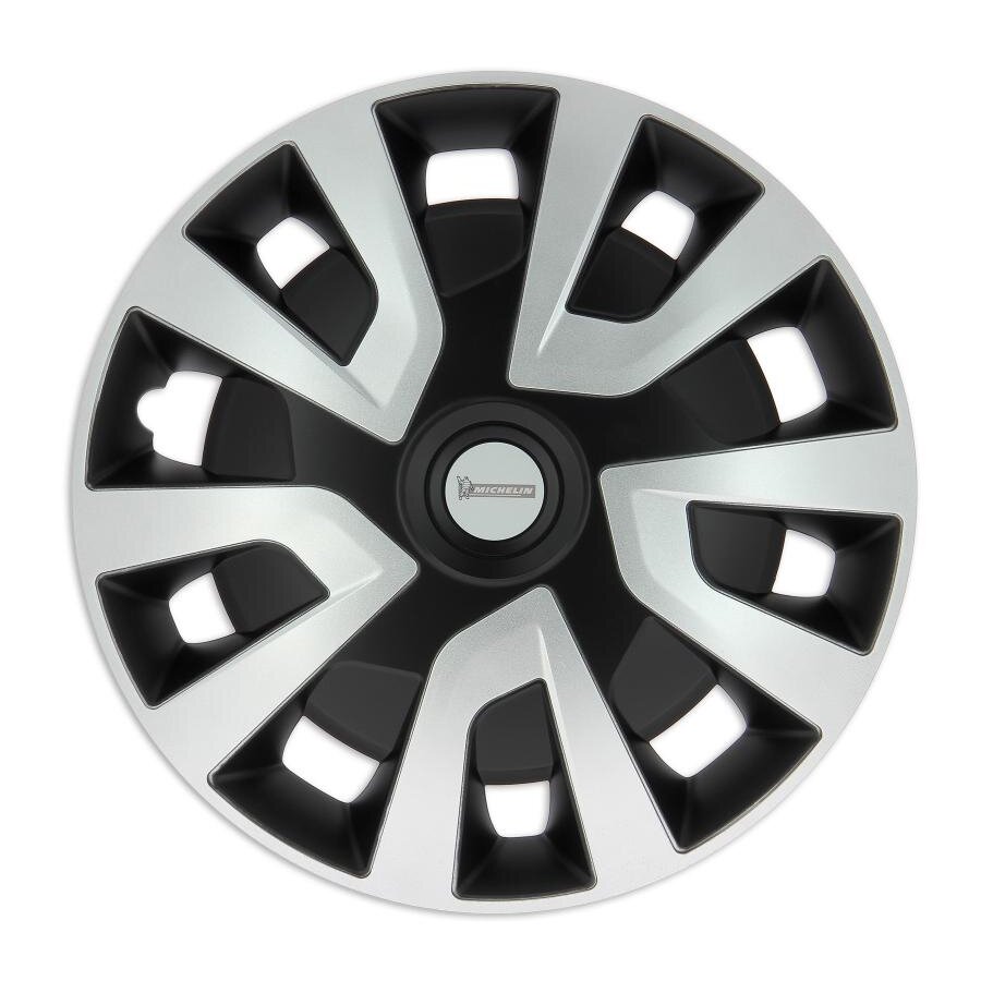 Copricerchi nero lucido da 15 pollici MICHELIN NVS Special Utility, 4 pezzi